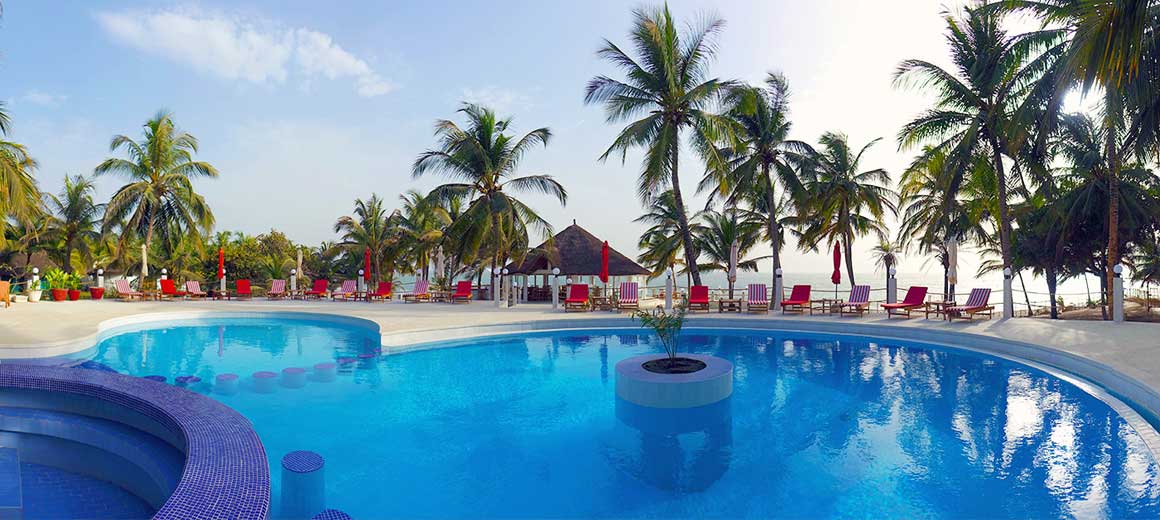 Hôtel de luxe Cap Skirring Kabrousse Sénégal Hôtel de luxe les Hibiscus à Cap Skirring sud du Sénégal, confort et services haut de gamme pour des vacances unique au Sénégal