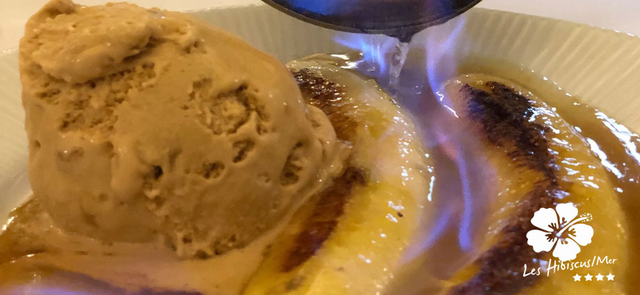 Banane flambée dessert fait maison produits frais découvrez nos desserts savoureux fais maison avec des produits frais locaux fruits de la casamance